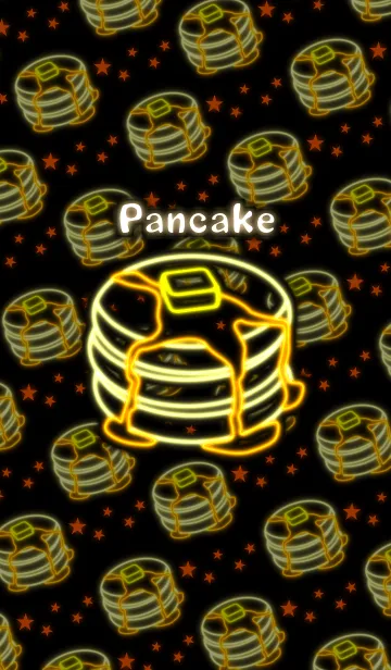[LINE着せ替え] Pancake -Neon style-の画像1