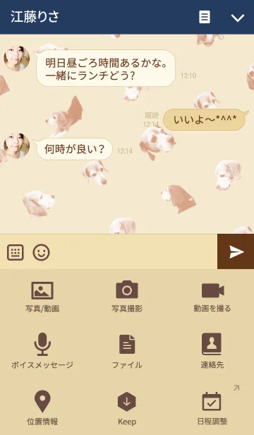 [LINE着せ替え] ビーグルの写真着せかえの画像4