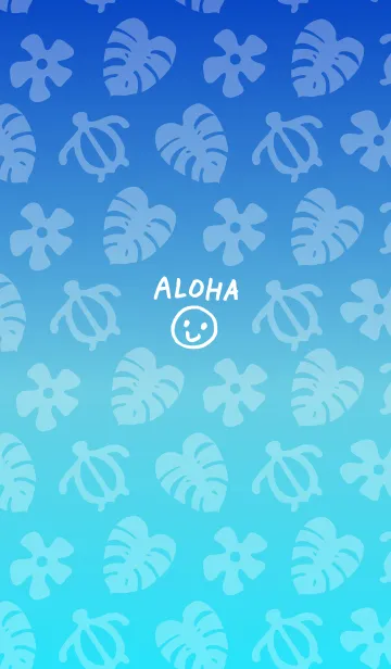 [LINE着せ替え] アロハスマイル5の画像1