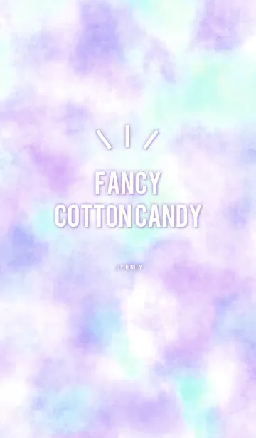 [LINE着せ替え] FANCY COTTON CANDY / No.03 / Purpleの画像1