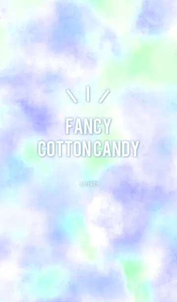 [LINE着せ替え] FANCY COTTON CANDY / No.04 / Blueの画像1