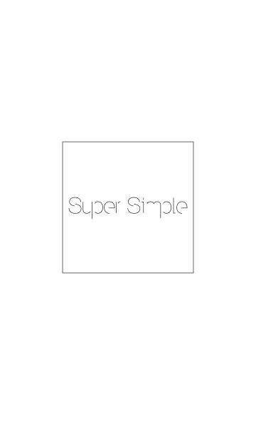 Super Simple themeの着せ替えメイン画像