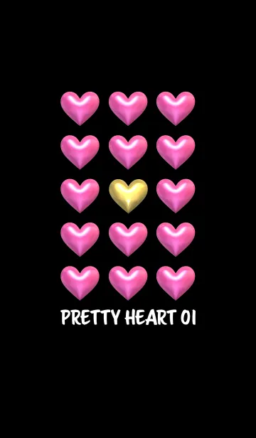 [LINE着せ替え] PRETTY HEART 01の画像1