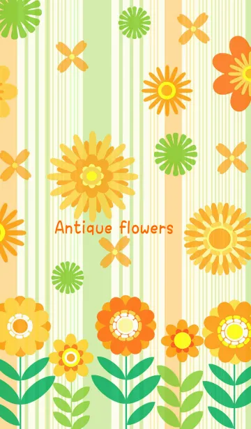 [LINE着せ替え] アンティークフラワーの画像1