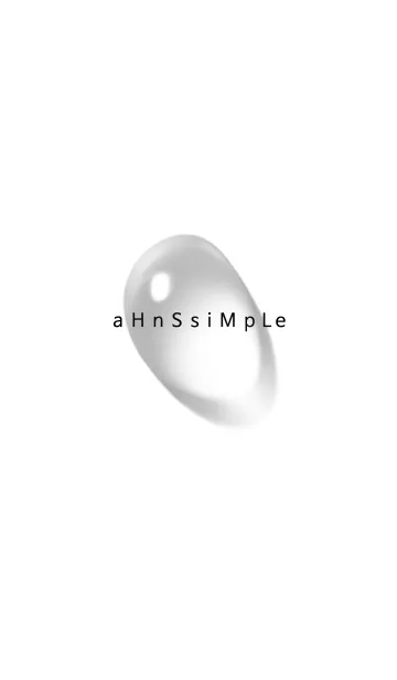 [LINE着せ替え] ahns simple_079_water dropの画像1
