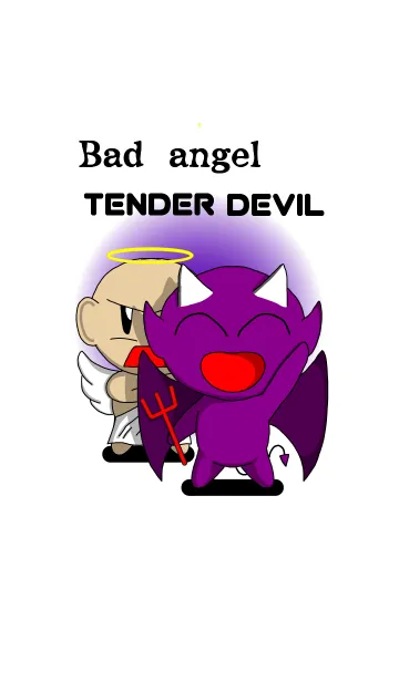 [LINE着せ替え] 悪い天使と優しい悪魔 2の画像1