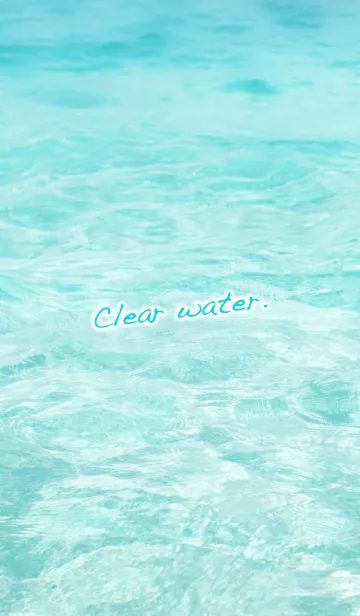 [LINE着せ替え] Clear waterの画像1