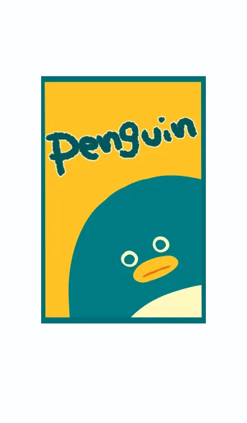 真顔なペンギンのLINE着せ替え