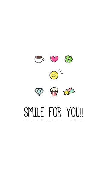 [LINE着せ替え] SMILE FOR YOU！！の画像1