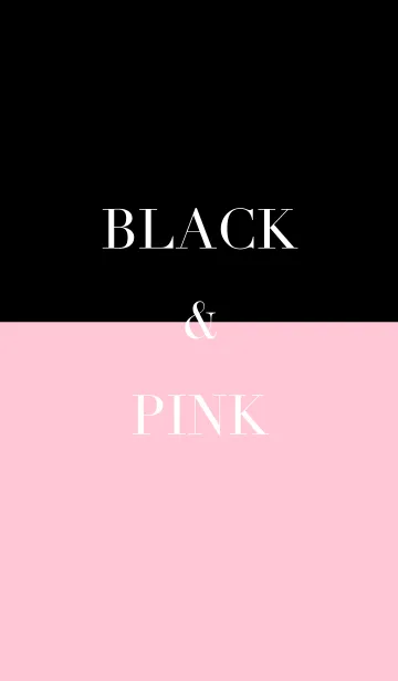 ブラック ＆ ピンクの着せ替えメイン画像