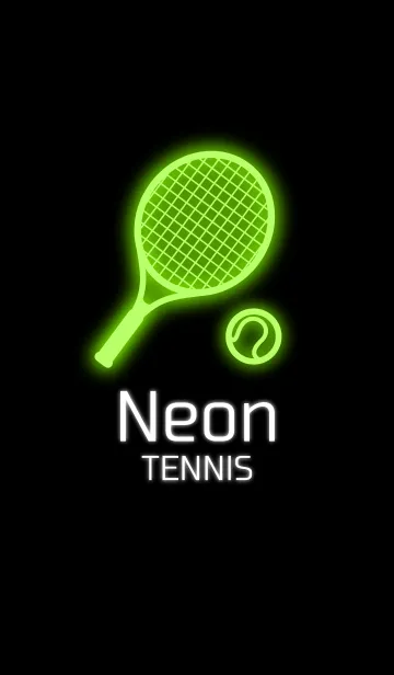 [LINE着せ替え] Neon-21-テニスの画像1