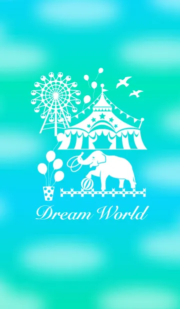 [LINE着せ替え] Dream World -blue-の画像1