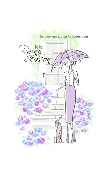 [LINE着せ替え] Hello, Rainy Season -SEASON series 2-の画像1