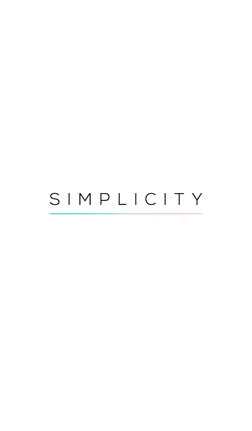 [LINE着せ替え] S I M P L I C I T Y - 3の画像1