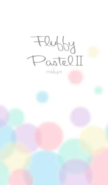 [LINE着せ替え] Fluffy Pastel Ⅱの画像1
