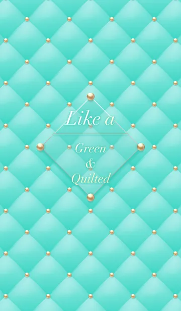 Like a - Green ＆ Quilted #Birdの着せ替えメイン画像