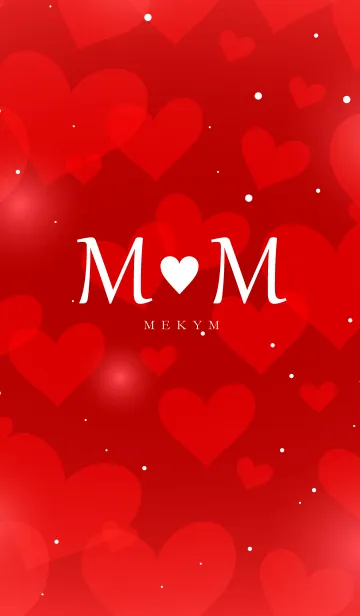 [LINE着せ替え] Initial -M＆M- Fluffy Loveの画像1