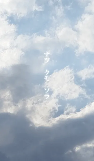 [LINE着せ替え] ナツ クモ 空の画像1