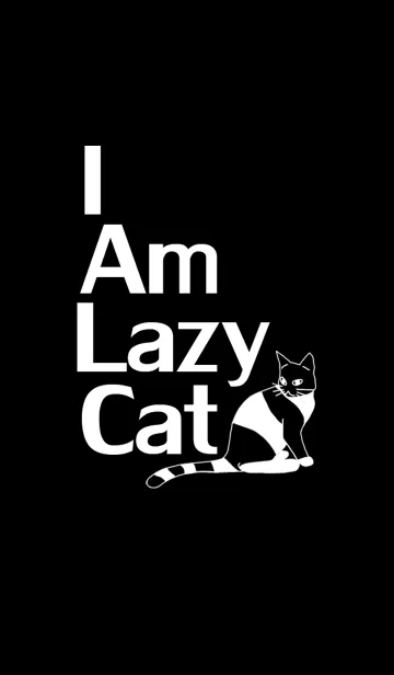 [LINE着せ替え] cat lazy themeの画像1