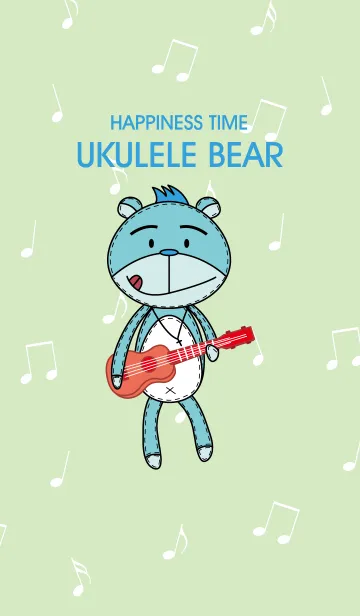 [LINE着せ替え] HAPPINESS TIME-UKULELE BEARの画像1