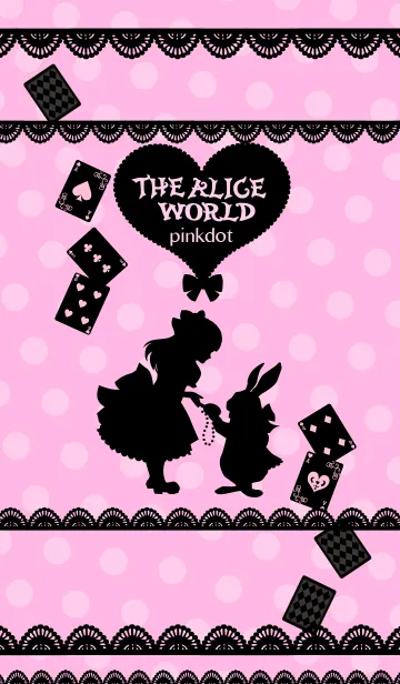[LINE着せ替え] Alice World Pinkdotの画像1