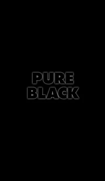 [LINE着せ替え] pure black 真っ黒の画像1