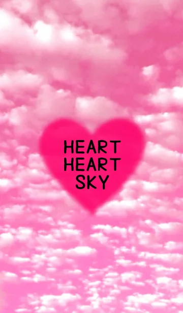 [LINE着せ替え] HEART HEART SKY ♡♡の画像1