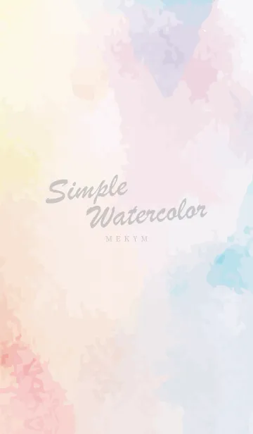[LINE着せ替え] Simple Watercolor...の画像1