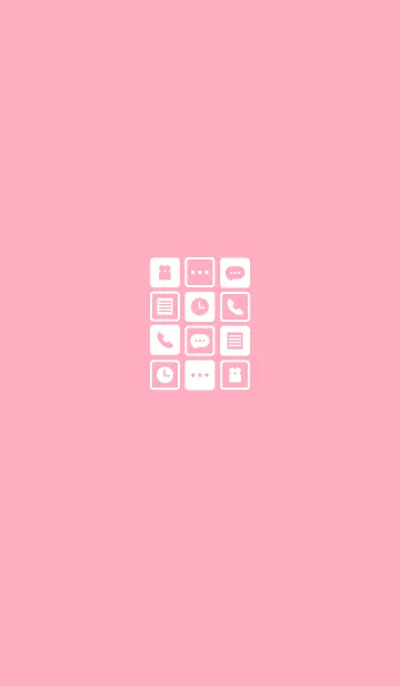 [LINE着せ替え] Icon -pink-の画像1