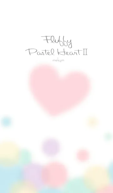 [LINE着せ替え] Fluffy Pastel Heart Ⅱの画像1