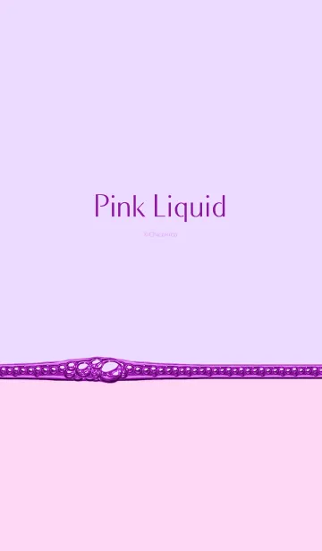 [LINE着せ替え] Pink Liquidの画像1