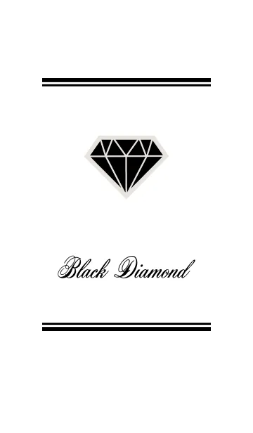 [LINE着せ替え] Black Diamond.の画像1