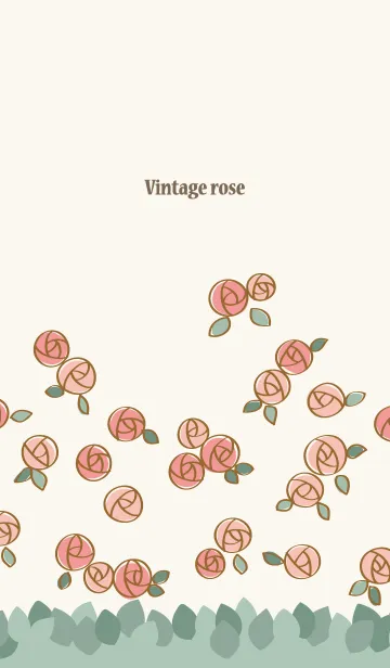 [LINE着せ替え] Vintage roseの画像1