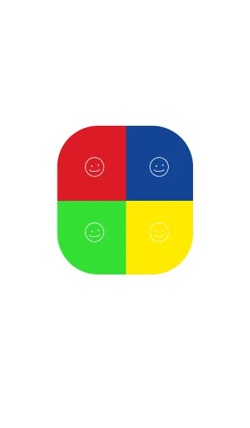 [LINE着せ替え] Colorful Cube 4の画像1