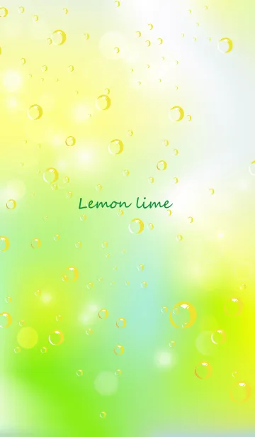 [LINE着せ替え] Lemon lime Theme.の画像1