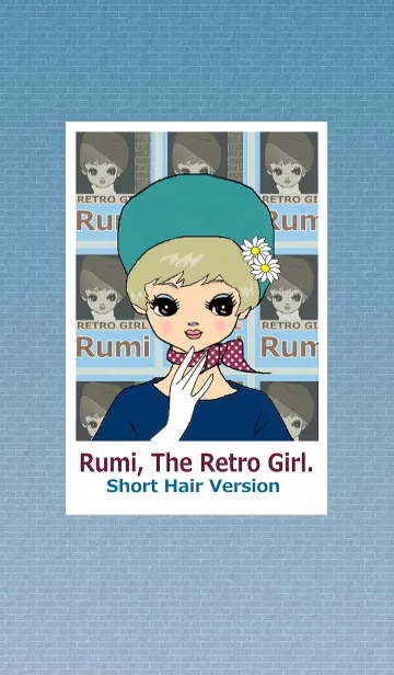 [LINE着せ替え] レトロチック ルミちゃん Short Hair Ver.の画像1