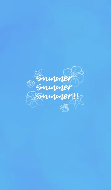 [LINE着せ替え] Summer Summer Summer！の画像1