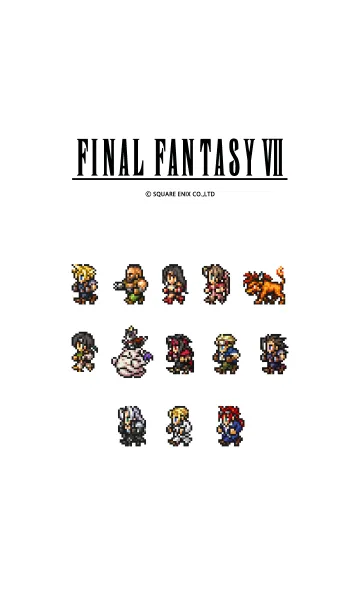ファイナルファンタジーVIIのLINE着せ替え
