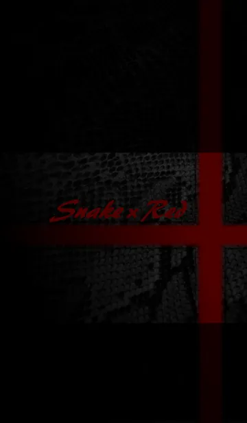 [LINE着せ替え] Snake×Redの画像1