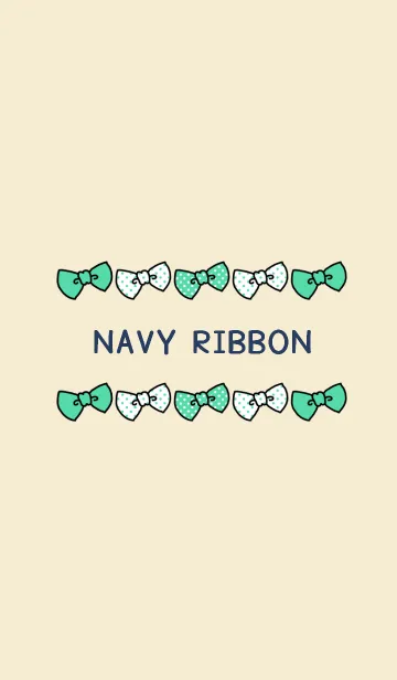 BEIGE ＆ GREEN RIBBON.の着せ替えメイン画像