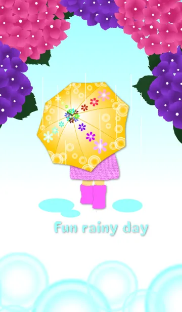 [LINE着せ替え] Fun rainy dayの画像1