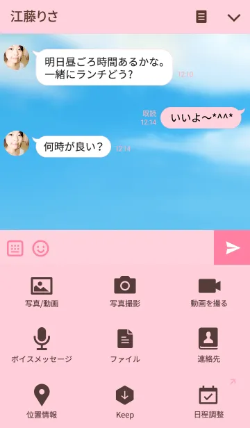 [LINE着せ替え] - Hibiscus and sea -の画像4