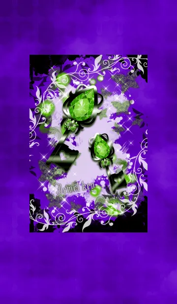 Jewel key -Green ＆ Purple-の着せ替えメイン画像
