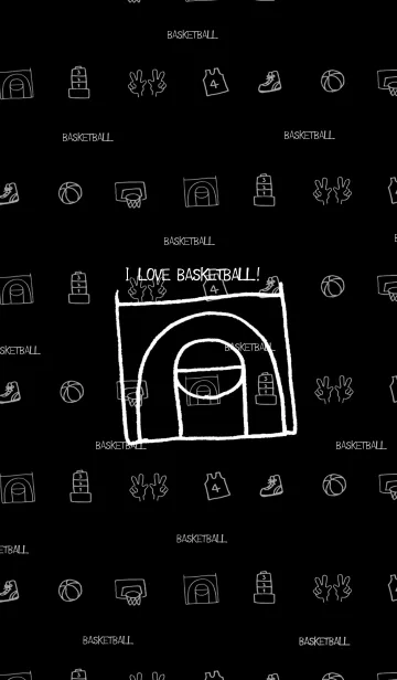 [LINE着せ替え] バスケット好き向けシンプル着せ替えの画像1