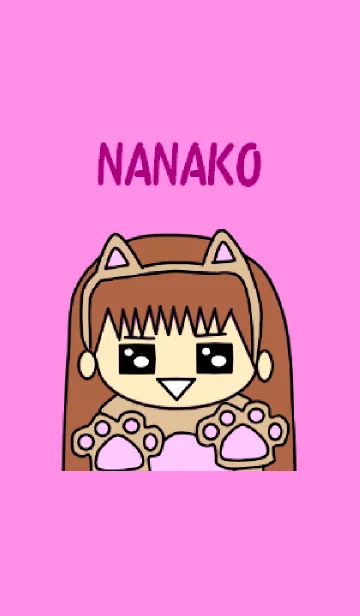 NANAKOのLINE着せ替え