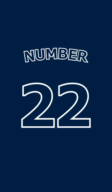 [LINE着せ替え] Number 22の画像1