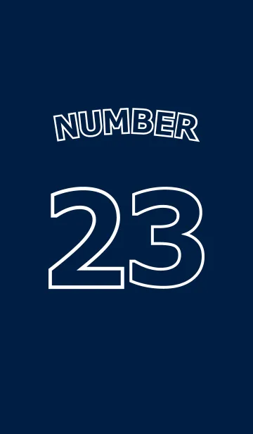 [LINE着せ替え] Number 23の画像1