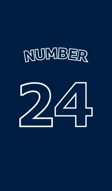 [LINE着せ替え] Number 24の画像1