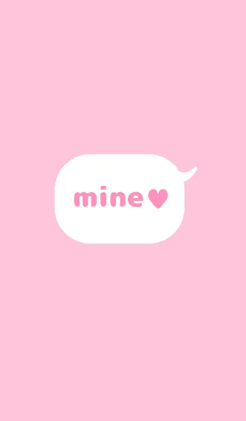 [LINE着せ替え] mine ♥ pinkの画像1
