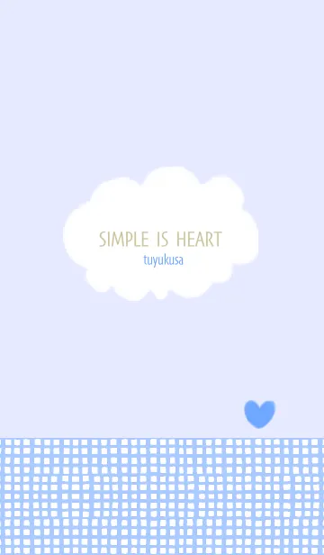 [LINE着せ替え] SIMPLE IS HEART tuyukusaの画像1